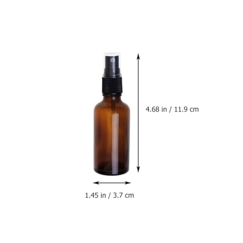 Flacons pulvérisateurs 50ml en verre ambré pour protéger vos huiles des UV