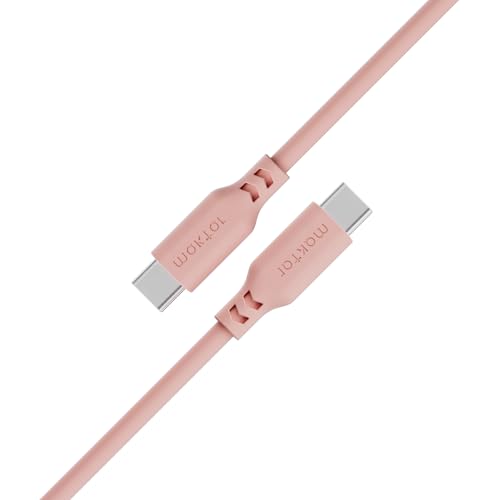 Maktar (�}�N�^�[) �V���R���� USB-C to USB-C �P�[�u�� ���܂Ȃ� ���ϋv PD�Ή� 60W/3A iPhone 16/15 iPad Pro/Air MacBook Pro/Air �e��Ή� (1.2m �T�[�����s���N)