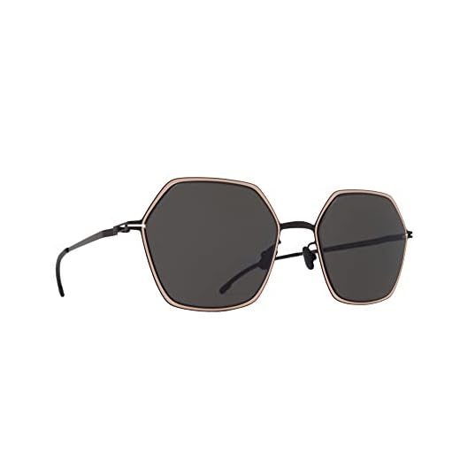 Mykita Gafas de Sol TILLA Black Sand/Dark Grey Solid 22/22/0 unisex