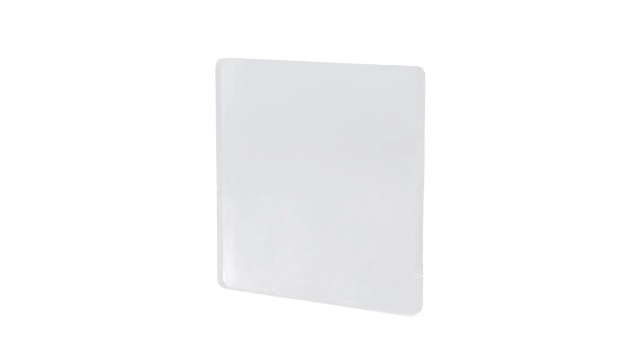 Bloc Acrylique Transparent 15x15 Cm Pour Tampons Encreurs - Coin Arrondi, Haute Sécurité - Idéal Scrapbooking Et Bricolage