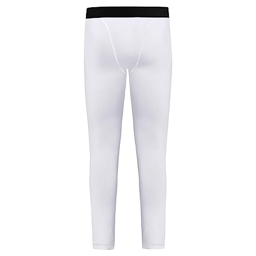 Youth Boys Compression Leggings Pants Sports Tights Athletic Base Layer for Running Hockey Basketball3