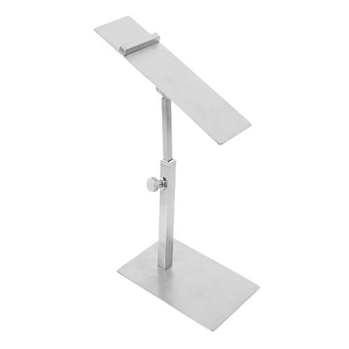 GLEAVI Stainless Steel Adjustable Shoe Display Stand High Heels Riser Rack for Retail Shoe Display for Shop Stylish and Non Slip Base