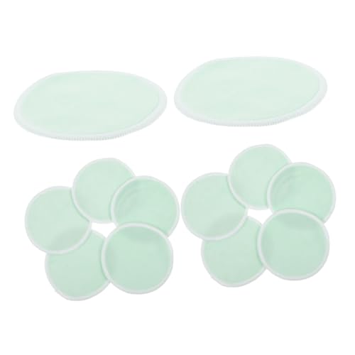 Beaupretty 12 piezas Unidades Discos Desmaquillantes de de Bambú Reutilizables Almohadillas Suaves para Cuidado Facial y Eliminación de Maquillaje