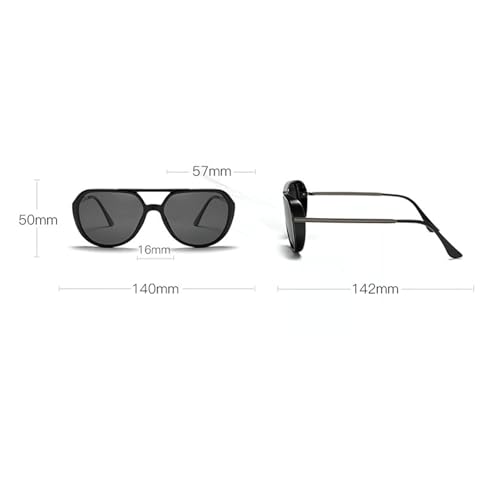 COTIA Double Bridge Square Fashion Pilot Sunglasses for Women Men Retro Polarized Sun Glasses Trendy Sports Beach Eyewear4