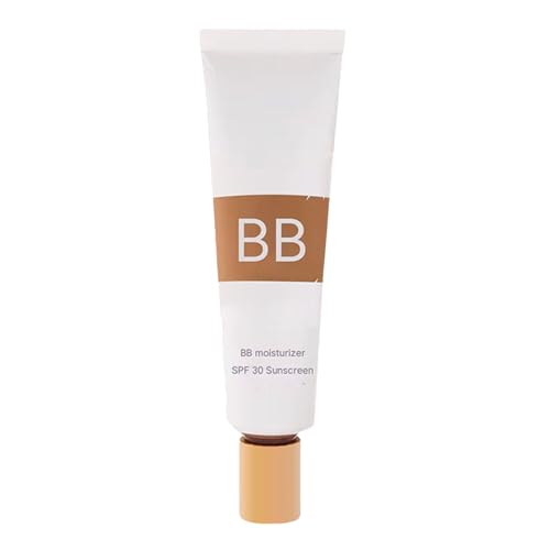BB Cream con SPF 30, BB Cream Tinted Moisturizer, 30ml Corrector duradero BB Cream Crema tonificante para mejorar la textura y el tono de la piel, cobertura total