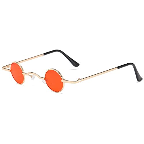 Retro Mini Round Sunglasses for Men Women Vintage Metal Frame Glasses Hippie Glasses Style Eyeglasses Unisex