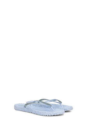 ILSE JACOBSEN HORNBÆK Damen Glitzer Flip Flop, CHEERFUL01, Chanclas Mujer, Campanilla, 36 EU