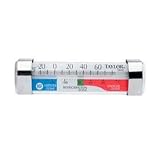 Taylor 5925N Refrigerator/Freezer Analog Tube Thermometer with Magnifier