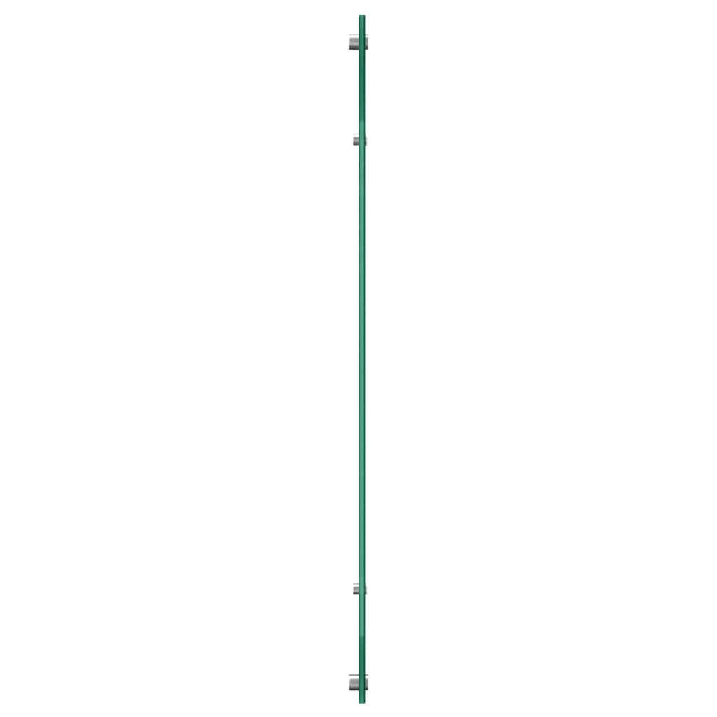Küchenrückwand Weiß Gehärtetes Glas 120 x 60 cm mit 4 vorgebohrten Löchern hitzebeständig und pflegeleicht für Moderne Küchenlandschaften als praktisches Küchenzubehör für Kochen und backen