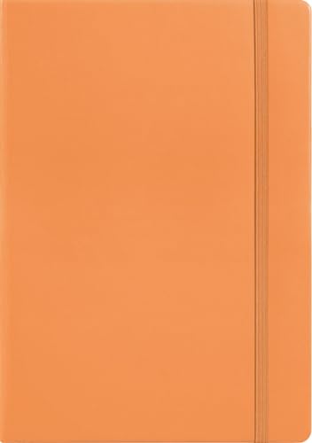 Image of LEUCHTTURM1917 - Notebook Hardcover Medium A5-251 Numbered Pages for Writing and Journaling (Apricot, Squared)