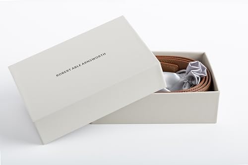 Men's Premium Full Grain Leather Rachet Belt with Automatic Slide Buckle- Glasgow3