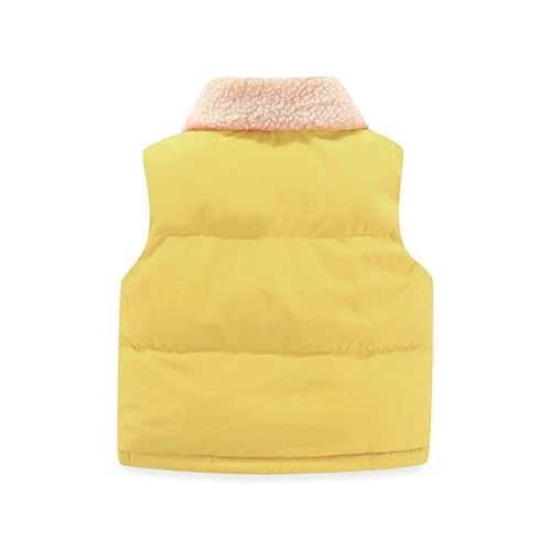 Kids Boys Girls Puffer Vest Jacket Waistcoat Toddler Snap Button Gilet Fleece Winter Sleeveless Coat Outerwear Clothes2