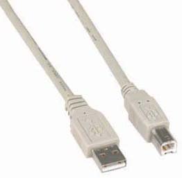 3ft DIGITMON Ivory A-Male to B-Male USB 2.0 High Speed Printer Cable for Brother RMFC-L3750CDW Color Laser LED All-in-One Printer