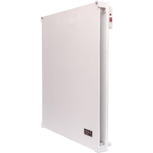 Dual Convection Panel Heater - 400W Amaze Dual Energy Efficient Space Heater w/Heat Guard & Wall Mount Kit - 24″x24″ Paintable & Silent Indoor Electric Heater for Up to 160 sq ft Room - Amaze Heaters