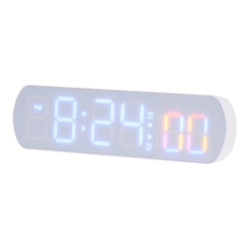 BFANGLC Reloj LED de mesa, alarma digital LED con pantalla de temperatura, para dormitorio, decoración del hogar