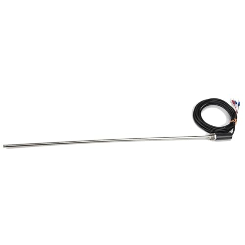 Sensor de temperatura PT100 con sonda de acero inoxidable de alta resistencia y cable de 3m 2