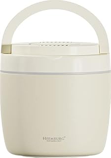 Heemburg Thermal Food Flask Jar Lunch Box Stainless Steel Insulated Double Wall Thermo Container for Meals, Soup or Fruit, for Office and Outdoors