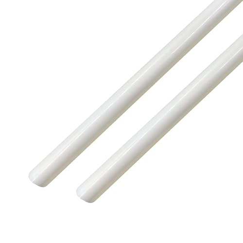 DFDPAXL 2 Pieces 99% Alumina Ceramic Solid Rod Length 100Mm Diameter 0.5-1Mm Suitable for Electronics Manufacturing and Stoves,Diameter 0.7mm