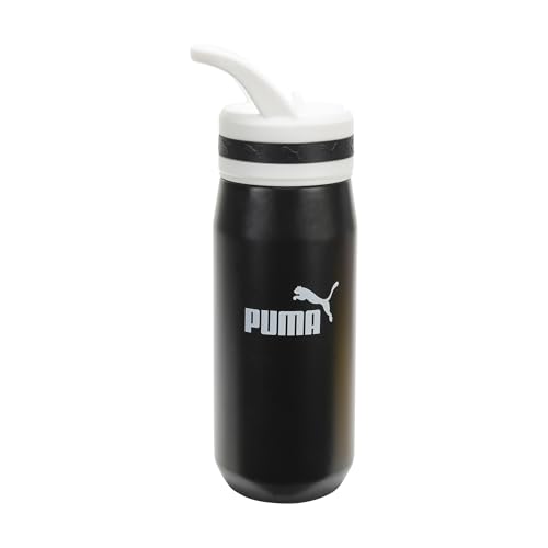 Image of PUMA unisex-adult 18oz Insulated Stainless Steel Water Bottle With Straw & Carry Handle
