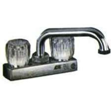 TOOLBASIX PF4203A Laundry/Tub Faucet, 2 Handle, Chrome, Non Metal