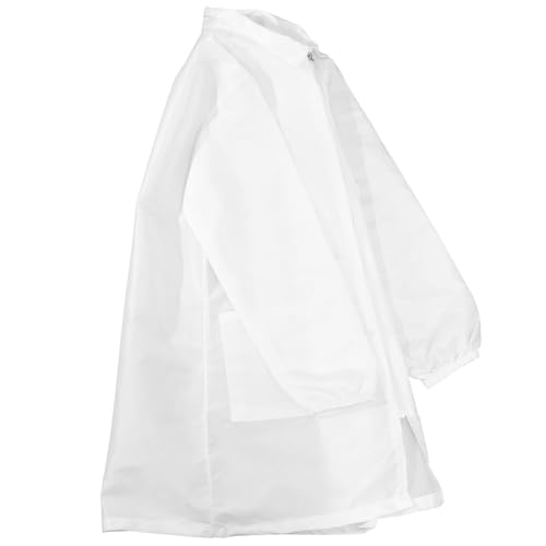 TOVINANNA 美容師の作業服 ペットのグルーミングエプロン ペットグルーミング作業着 女性用犬のグルーミングユニフォーム ペットショ 用のグルーミングユニフォーム ナイロンポリエステル 白い