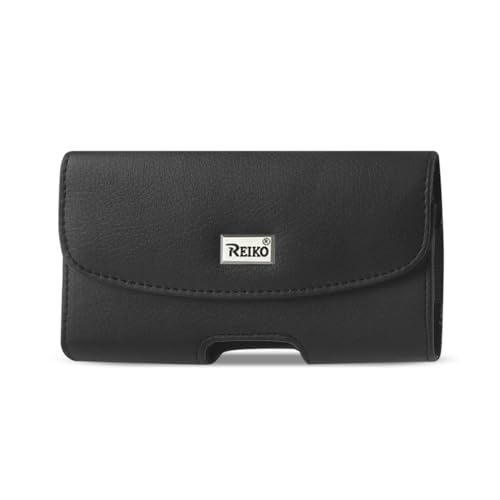 Pochette Horizontale Reiko en Cuir pour Randonnée et Quotidien Galaxy S6