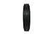 Shepherd Hardware 9636 8-Inch Semi-Pneumatic Rubber Tire, Steel Hub with Ball Bearings, Ribbed Tread, 1/2-Inch Bore Centered Axle