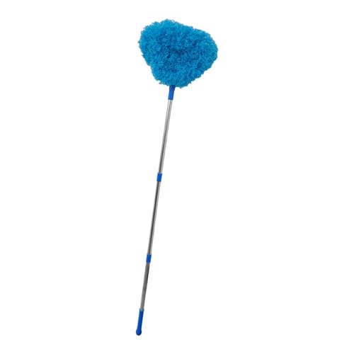 Genérico Duster Más Limpieza Para El Ventilador De Techo, Espolvoreado En El Techo, Plumero De Techo Reutilizable Con Poste De Extensión, Botón De Muebles Flexibles Para Battiscopa, Ciego, Bacalao