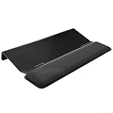 Configuration ergonomique complète : comprend 1 repose-poignet en acrylique pour clavier avec coussinet en mousse à mémoire de forme souple intégré et base en silicone antidérapante pour une préparation immédiate au bureau.