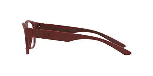 Image of Armani Exchange mens Ax3102u Universal Fit Square Prescription Eyewear Frames