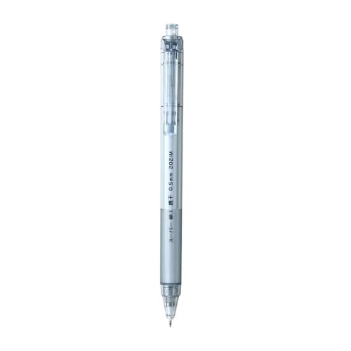 6-Candy-Colored Transparent Colored Stick Gel Bottle Gourd Head Fountain Pen-Gray Blue-0.5mm.