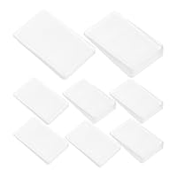 8 Stück Möbel-Nivellierer, transparent, verstellbar, für Tisch, Kühlschrank, Bodenschutz, Kombination aus Größen und klein