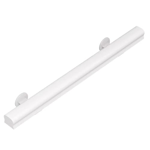 Rampe bois escalier carré moderne blanc pur 150cm haut de gamme - 2