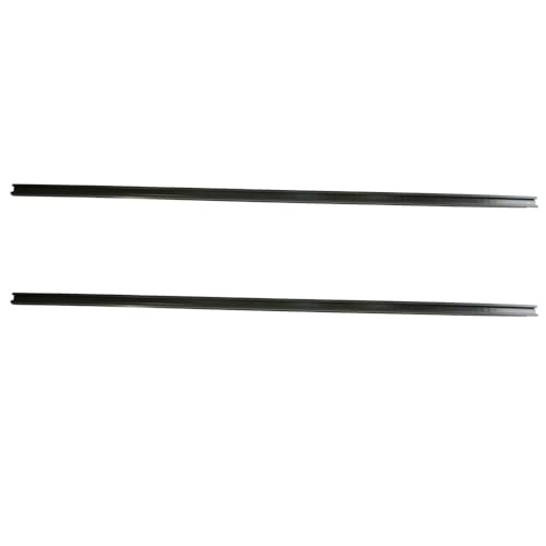 SPI, 44-9, Pair of Black Snowmobile Slides Rail Runner Shoes Sliders for Ski-Doo 56