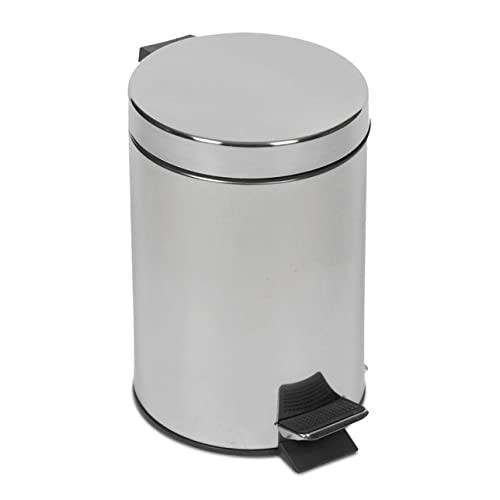 GREATOYAR Papelera Metálica 3L Plata