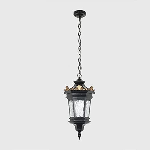 Lustre imperméable extérieur de haute qualité avec rack de raisin en verre