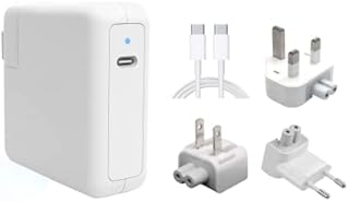 MacBook Pro Charger 96W USB C Charger Power Adapter Compatible with MacBook Pro 16 15 13 MacBook Air 13 Inch, iPad Pro 2021/2020/2019/2018 Includes 6ft USB C to C Cable, UK/EU/US Plugs