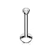 PiercedOff Basic Internally Threaded Monroe with press fit gem 18G (1mm x 8mm)