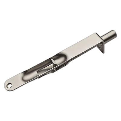 Lot of 10 Satin Nickel 6" Round Corner Flush Bolts