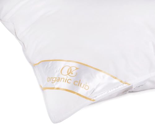 Almohada de lana natural con cubierta de algodón Queen miniatura 7