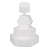 Gâteau factice réutilisable : ce gâteau en mousse créative peut également servir de support pour les devoirs manuels, pour vous et vos enfants. gâteau factice hexagonal