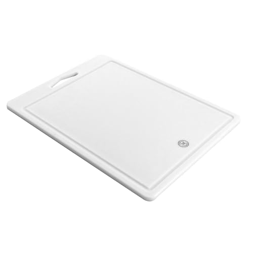 Martha Stewart Tabla de Cortar Plástica 12 x 8 y 16 x 12 pulgadas Blanca miniatura 3