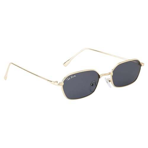 Image of Ted Smith Men's Women's UV Protection Metal Ovlish Sunglasses
