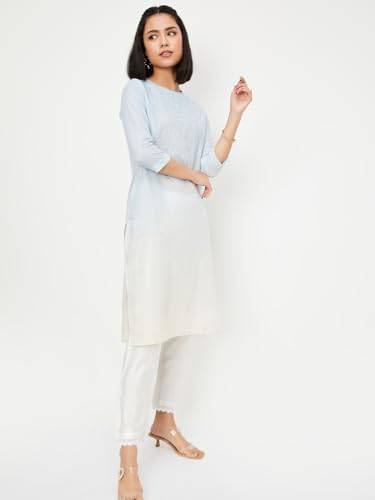 Image of Max Women's Cotton Regular Fit Casual Kurta