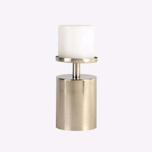 Image of Exclusive Pillar Candle with Metal Stand