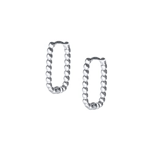 Boucles d'oreilles rectangulaires creuses piercing clous pour femme tendance
