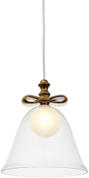 Eclairage pendentif LED avec abat-jour en verre suspendu style vintage et industriel