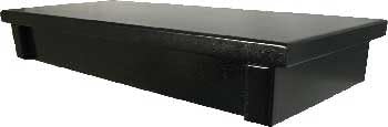 R&J Enterprises ARJ00246 Birch Wood Aquarium Canopy, 48 by 18-Inch, Black