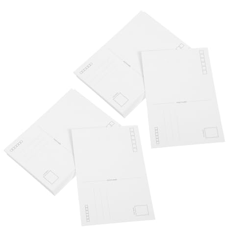 Papier cartonné pour invitations et cartes postales blanches vierges haut de gamme 120 pièces