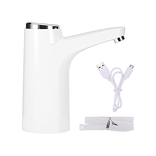 TIEMORE Dispensador De Agua, Bomba De Agua Potable Eléctrica, Bomba De Botella De Agua Eléctrica, Dispensador De Agua Eléctrico Automático, Bomba Dispensadora De Agua Recargable Inalámbrica USB